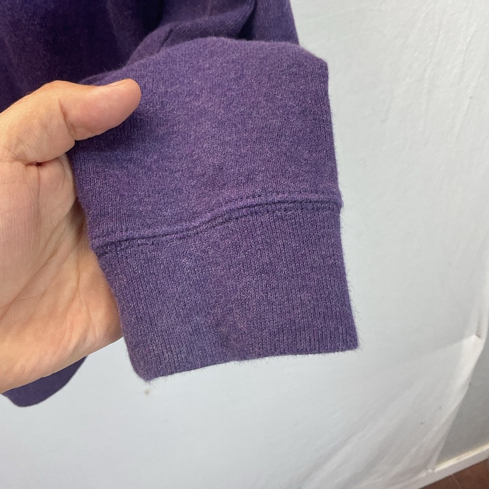 Polo by Ralph Lauren Purple 1/4 Zip Pullover Sweatshirt Sweater Mens L Classic - Picture 5 of 11